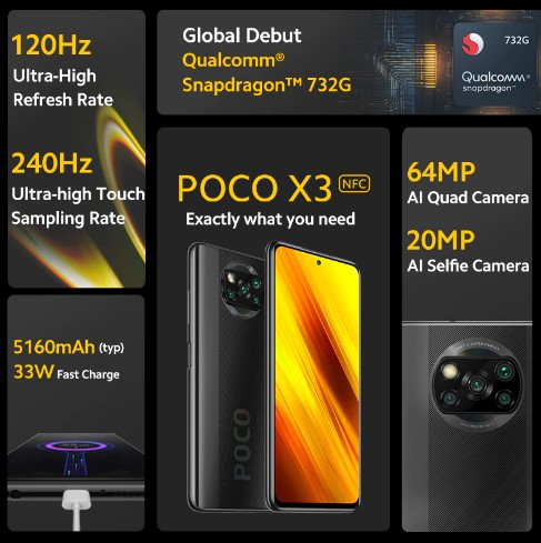 Review on POCO X3 NFC smartphone with Aliexpress