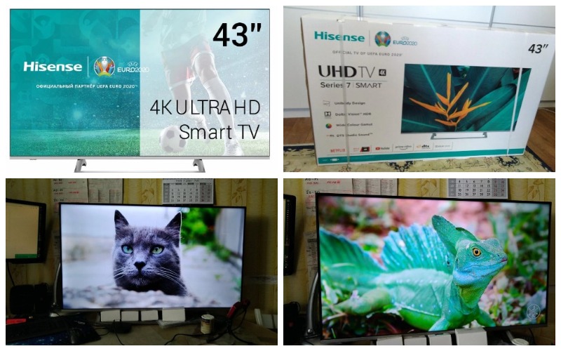  телевизор 43 дюймов Hisense 4K Smart TV с алиэкспресс 